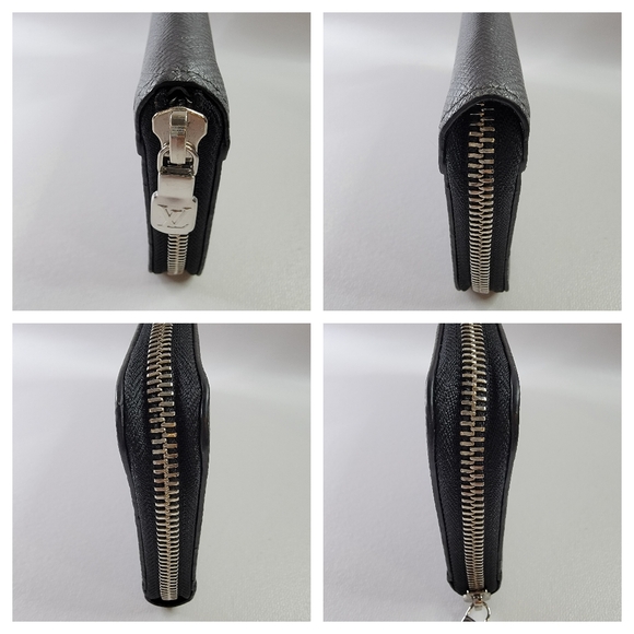 LOUIS VUITTON Monogram Silver Taigarama Vertical Zippy Long Wallet - Picture 11 of 14